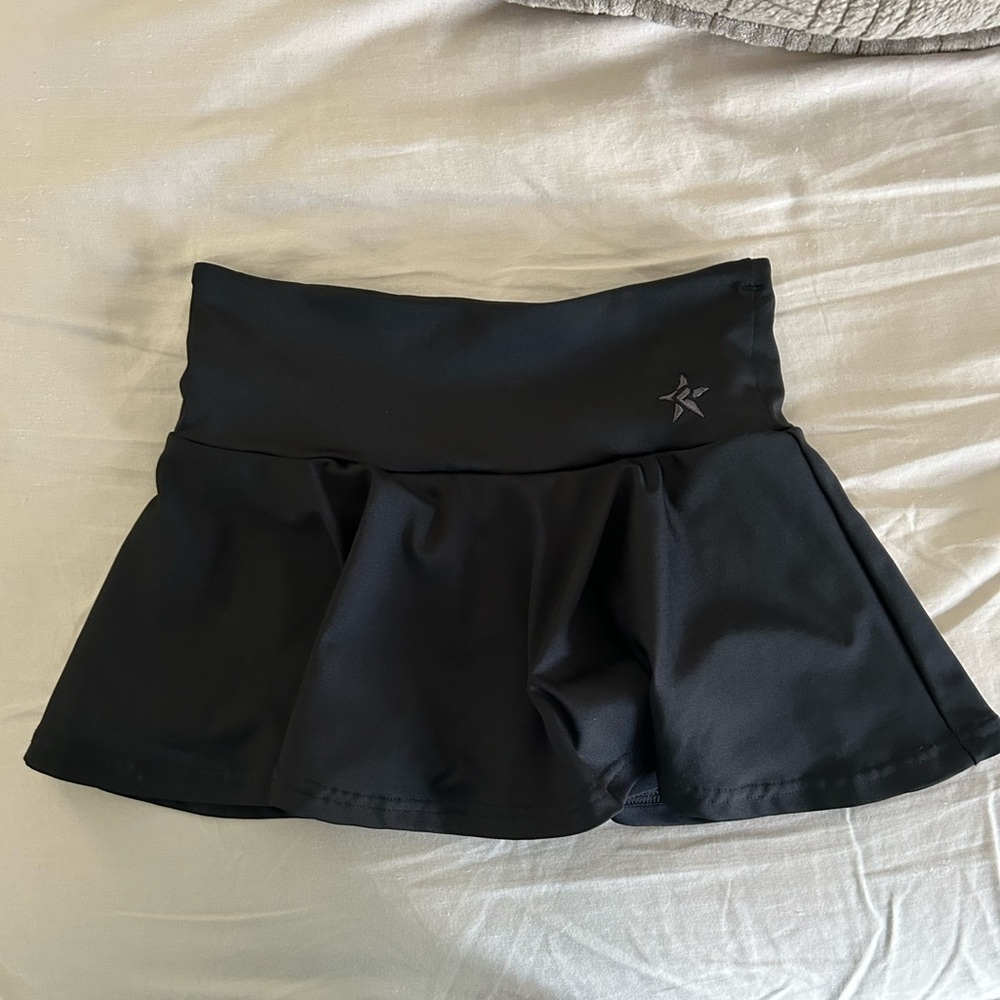 Rebels Athletic Legendary Flouncy Skirt/Skort in Black cheer skirt